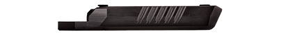 Vorderschafterhöhung 1761 AMR, Aluminium, schwarz